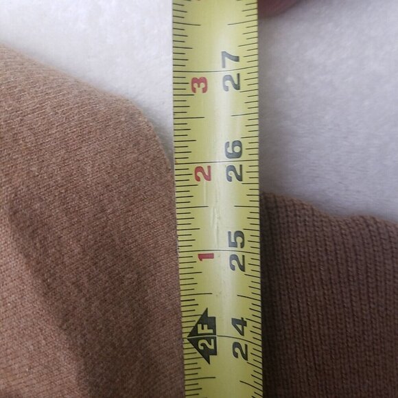 Banana Republic men's L Light Brown cotton blend VNeck Collared Sweater Pullover - Picture 9 of 9